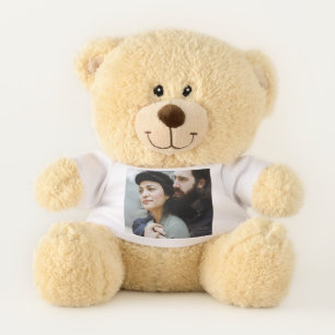 PERSONALIZED PHOTO WEDDING GIFT TEDDY BEAR