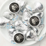 Personalized Photo Wedding Guest Monogram Hershey®'s Kisses®<br><div class="desc">Add a sweet touch to your reception tables with personalized Hershey’s Kisses featuring your favorite black‑and‑white couple photo and a tiny custom couples monogram at the bottom. These custom chocolate favors are perfect for sprinkling around centerpieces, filling favor bags, styling a dessert bar, or adding to welcome boxes for a...</div>
