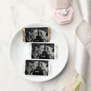 Personalized Photo Wedding Guest Monogram Hershey's Miniatures