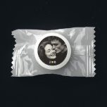 Personalized Photo Wedding Guest Monogram Life Saver® Mints<br><div class="desc">Add a sweet and personal touch to your wedding celebration with these personalized photo wedding favor mints with custom initials from the bride and groom, separated by a printed gold heart. Each mint is wrapped and finished with a custom photo sticker, creating a meaningful keepsake your guests will love. Perfect...</div>