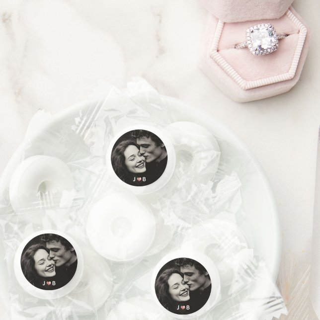 Personalized Photo Wedding Guest Monogram Life Saver® Mints (Creator Uploaded)
