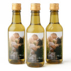 Personalized Photo Wedding Mini Wine Bottle Label