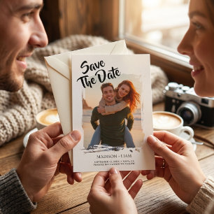 Personalized Photo Wedding Save the Date Announcement