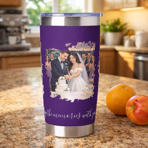 Personalized Photo Wedding Tumbler Gift