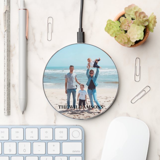 Personalized Photo Wireless Charger (Desk)