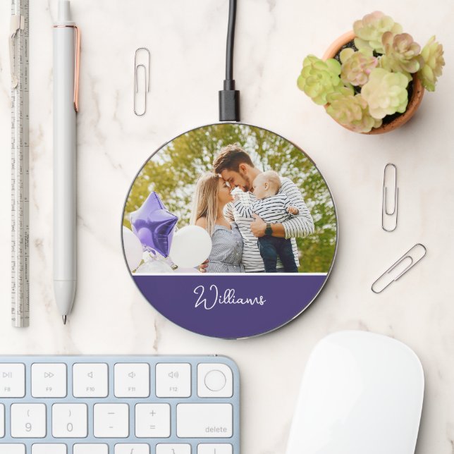 Personalized Photo Wireless Charger (Desk)