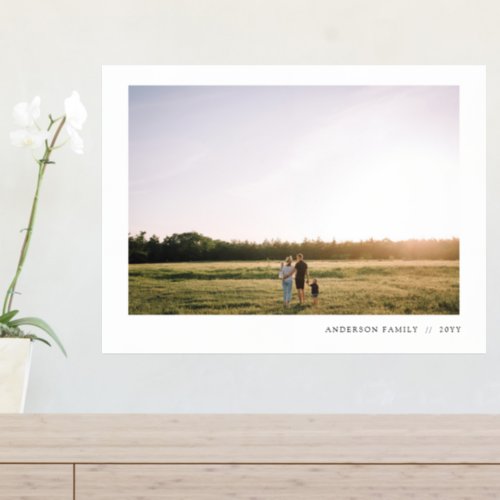 Personalized Photo With Gold Foil Prints
