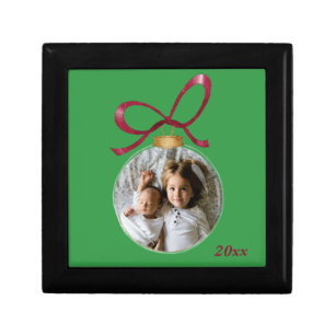 Personalized Photo with Year Custom Keepsake Gift Box