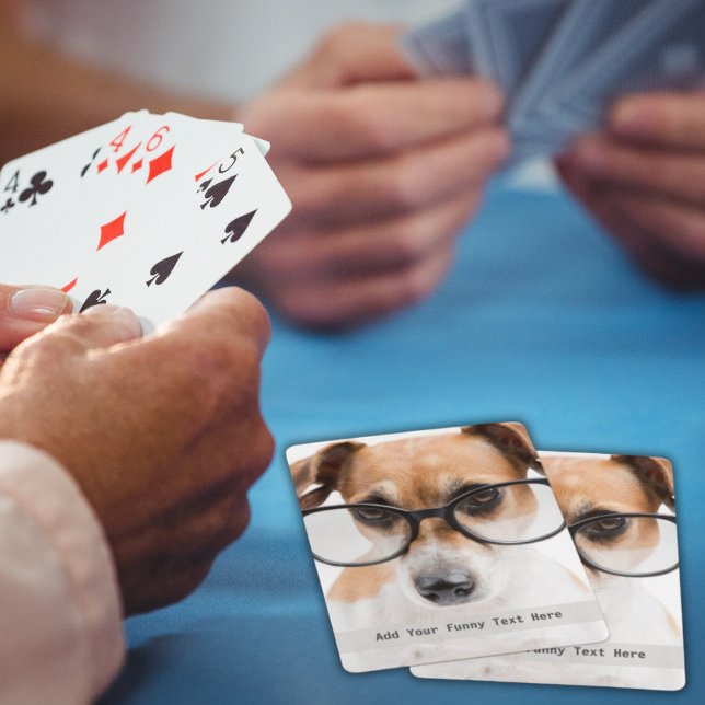 Personalized Photo with Your Own Funny Meme Poker Cards (Creator Uploaded)