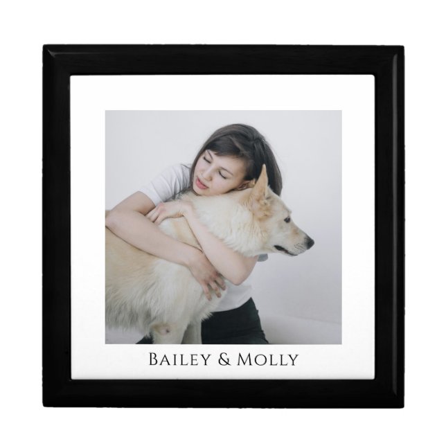 Personalized Photo Wood Keepsake Box (Front)