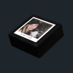 Personalized Photo Wood Keepsake Box<br><div class="desc">A sweet personalized photo wood lacquered keepsake box . Add a photo of a child,  family,  pet,  or anyone you love to this keepsake or gift box. Ceramic tile lid. Replace the sample photo with your own favorite photo.</div>