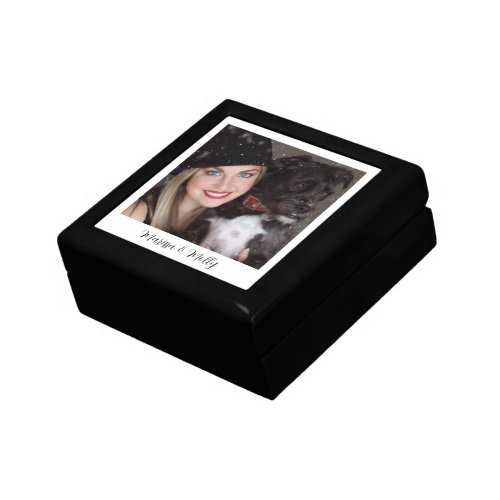 Personalized Photo Wood Keepsake Box