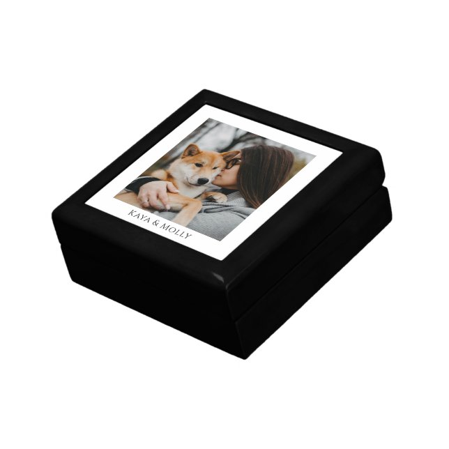 Personalized Photo Wood Keepsake Box (Side)