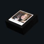 Personalized Photo Wood Keepsake Box<br><div class="desc">A sweet personalized photo wood lacquered keepsake box . Add a photo of a child,  family,  pet,  or anyone you love to this keepsake or gift box. Ceramic tile lid. Replace the sample photo with your own favorite photo.</div>