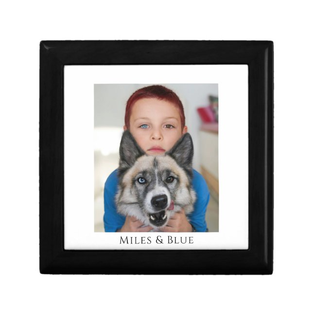 Personalized Photo Wood Keepsake Box (Front)