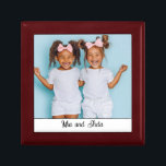 Personalized Photo Wood Photo Jewelry Keepsake Box<br><div class="desc">An adorable personalized keepsake. Add a photo of a anyone,  family,  pet,  or anyone you love to this keepsake or gift box. Ceramic tile lid. You may also get it as a framed wall tile.</div>