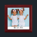 Personalized Photo Wood Photo Jewelry Keepsake Box<br><div class="desc">An adorable personalized keepsake. Add a photo of a anyone,  family,  pet,  or anyone you love to this keepsake or gift box. Ceramic tile lid. You may also get it as a framed wall tile.</div>