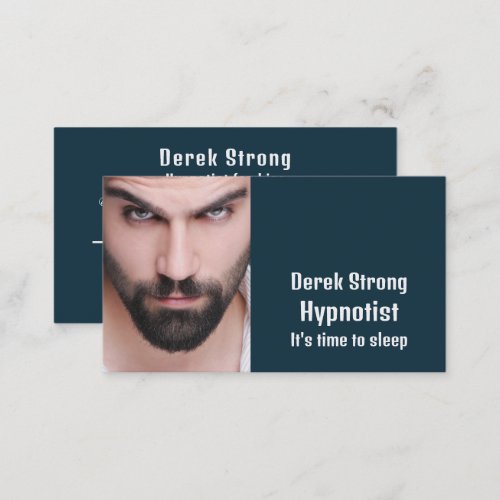 Personalized Photograph Hypnotist Business Card