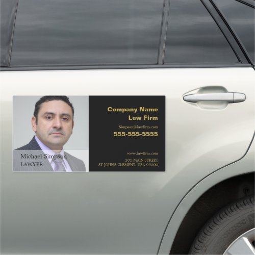 Personalized Photograph Legal Professional Car Magnet