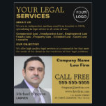 Personalized Photograph Legal Services Advertising Flyer<br><div class="desc">Personalized Photograph Legal Services Advertising Flyers By The Business Card Store.</div>