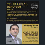 Personalized Photograph Legal Services Advertising Flyer<br><div class="desc">Personalized Photograph Legal Services Advertising Flyers By The Business Card Store.</div>
