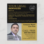 Personalized Photograph Legal Services Advertising Flyer<br><div class="desc">Personalized Photograph Legal Services Advertising Flyers By The Business Card Store.</div>