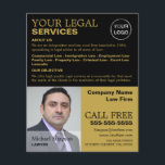 Personalized Photograph Legal Services Advertising Flyer<br><div class="desc">Personalized Photograph Legal Services Advertising Flyers By The Business Card Store.</div>