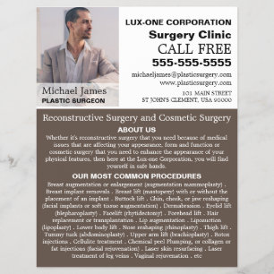 Personalized Photograph, Plastic Surgeon/Surgery Flyer