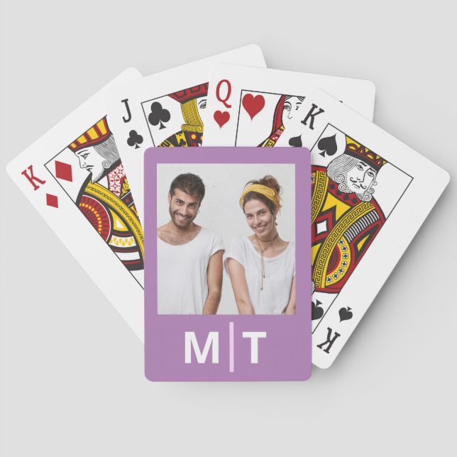 Personalized Photograph Playing Cards (Back)