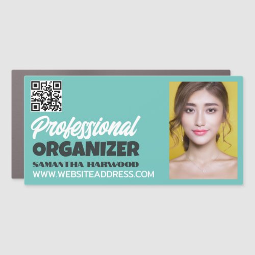 Personalized Photograph Professional Organizer Car Magnet