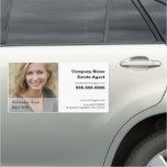 Personalized Photograph, Realtor, Estate Agent Car Magnet at Zazzle