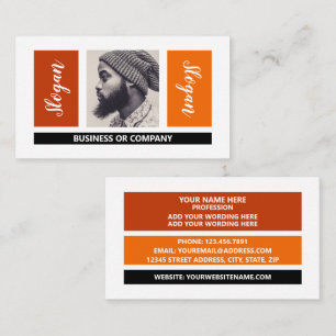 Personalized Photograph - Retro Style Business Card
