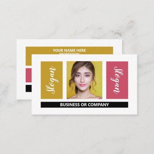 Personalized Photograph _ Retro Style Business Card