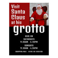Personalized Photograph, Santa Claus Visitor Hours