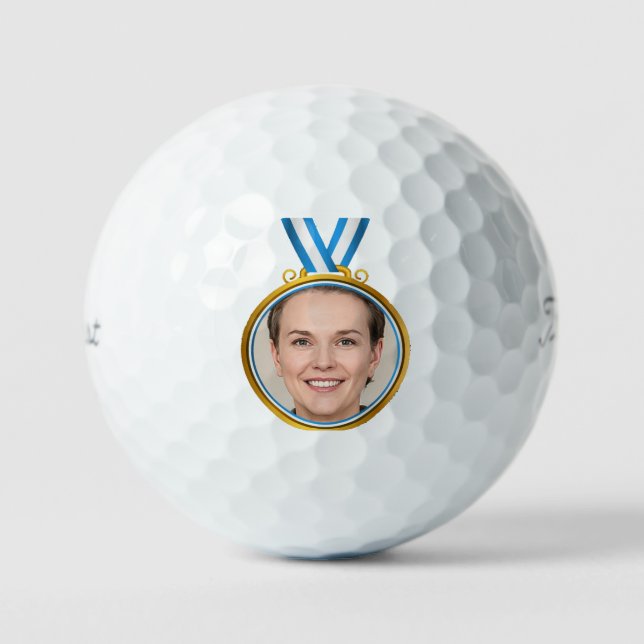 Personalized Photograph Titleist Pro V1 Golf Balls (Front)
