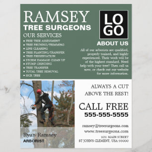 Personalized Photograph - Tree Surgeon - Arborist Flyer