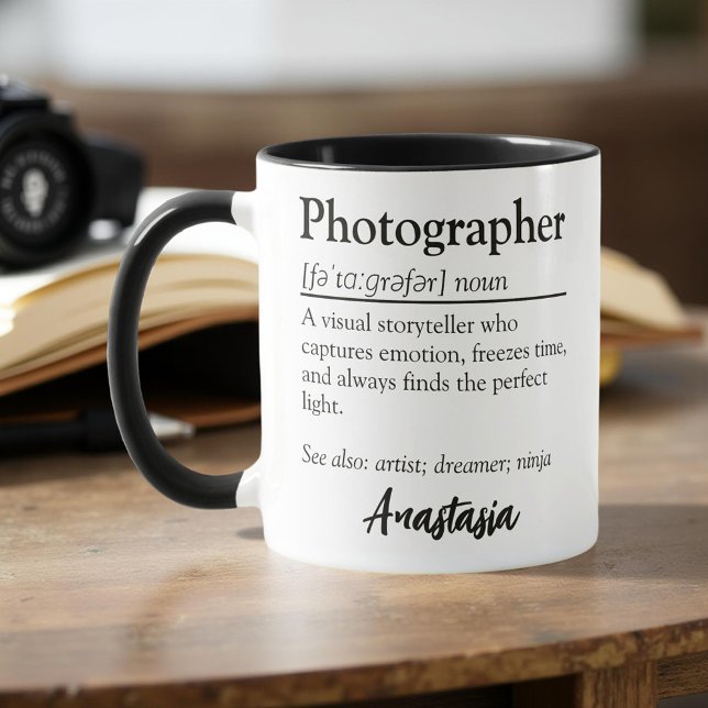 Personalized Photographer Definition Appreciation Mug (Creator Uploaded)