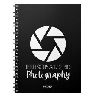 Personalized Photography Notebook 