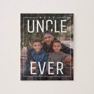 Personalized PhotoPop Best Uncle Ever Jigsaw Puzzle