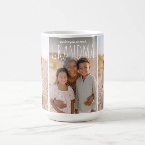 Personalized PhotoPop We Love You So Much Grandma Coffee Mug