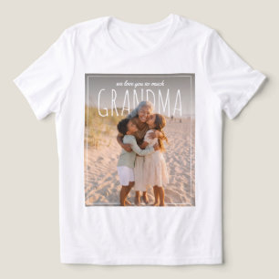 Personalized PhotoPop We Love You So Much Grandma Tri-Blend Shirt