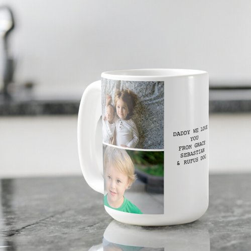 Personalized Photos and Text Coffee Mug