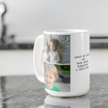 Personalized Photos and Text Coffee Mug<br><div class="desc">Personalized Photos and Text  - Photo keepsake mug from Ricaso - add your own photos and text - photo keepsake gifts</div>