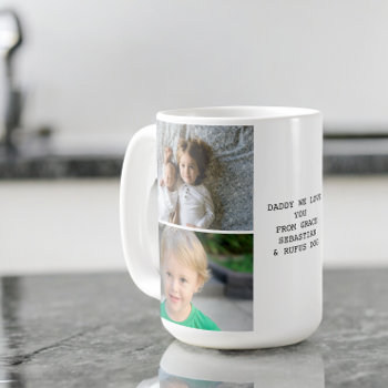 Personalized Photos And Text Coffee Mug by Ricaso at Zazzle