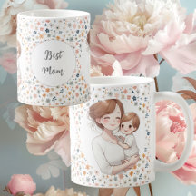 Personalized Photos and Text Mug For Mom