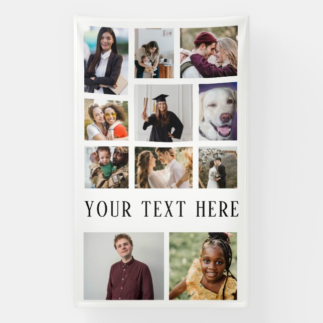 Personalized Photos  Banner (Vertical)