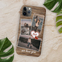Personalized Photos For Mom Dad And Love Heart