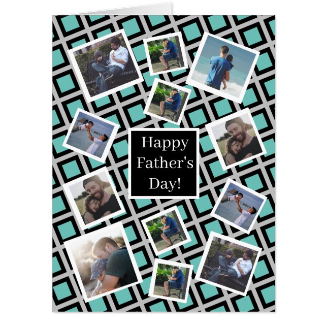 Personalized Photos Happy Father's Day Card (Front)