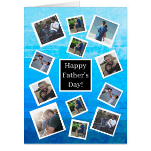 Personalized Photos Happy Father's Day Card