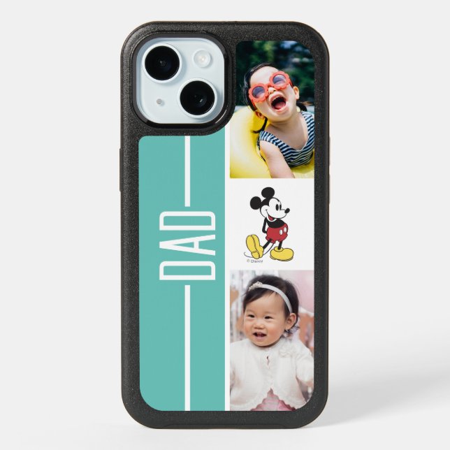Personalized Photos | Mickey Mouse iPhone 15 Case (Back)